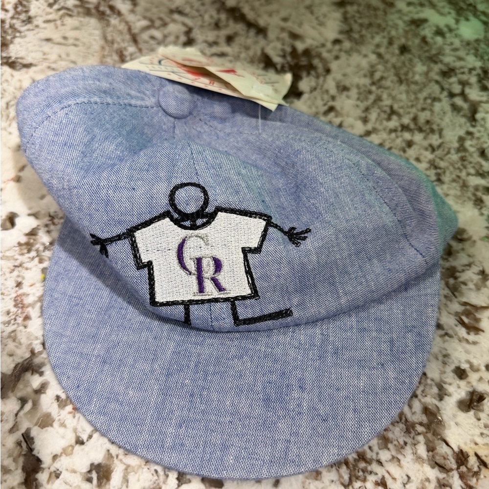 Colorado Rockies Kids Light Blue Cap with Embroidered Figure